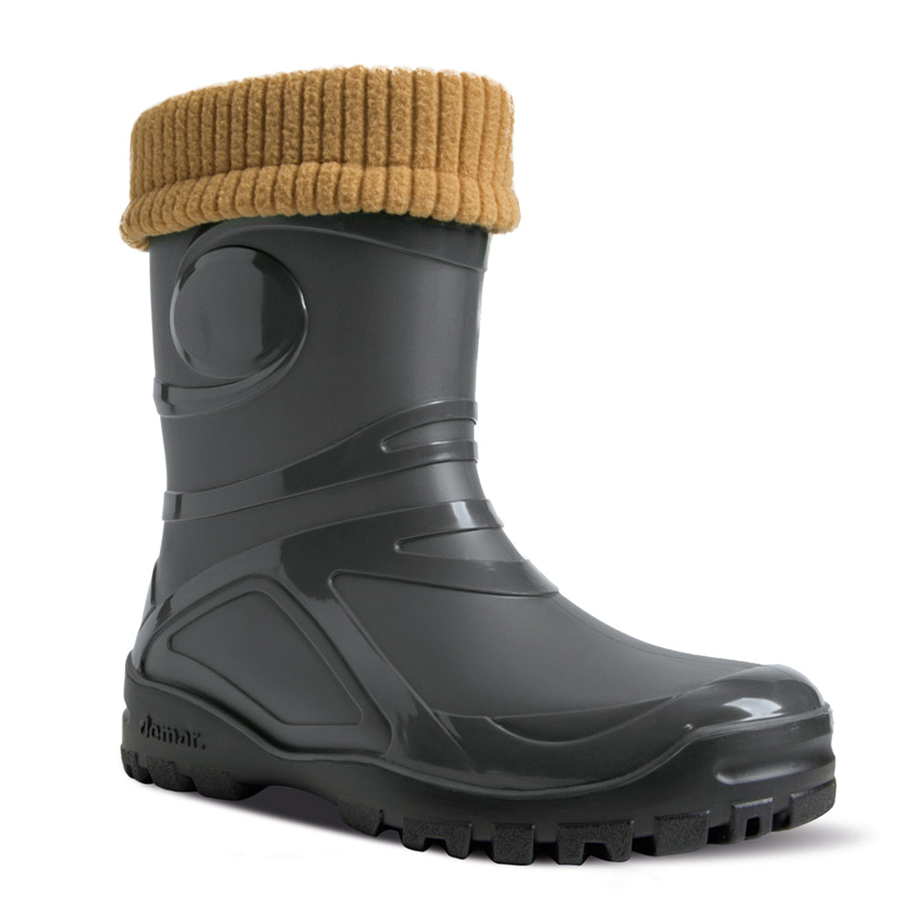 DEMAR Gummistiefel Regenstiefel gefüttert mit WOLLE Stiefelsocken YOUN – GREMARKT