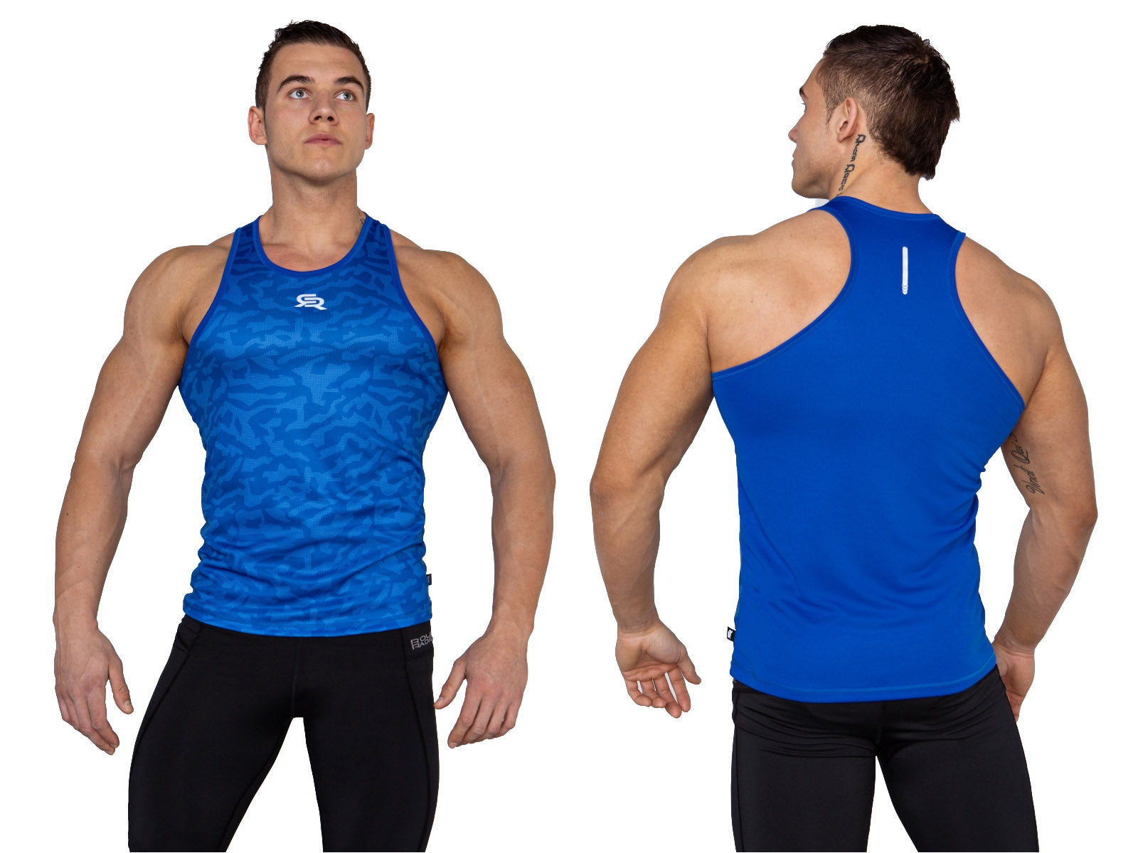Unterhemden Für Herren, Bunte Streifen – ärmelloses Stretch-Top Für Fitness, Festival & Sommer, In Verschiedenen Farben